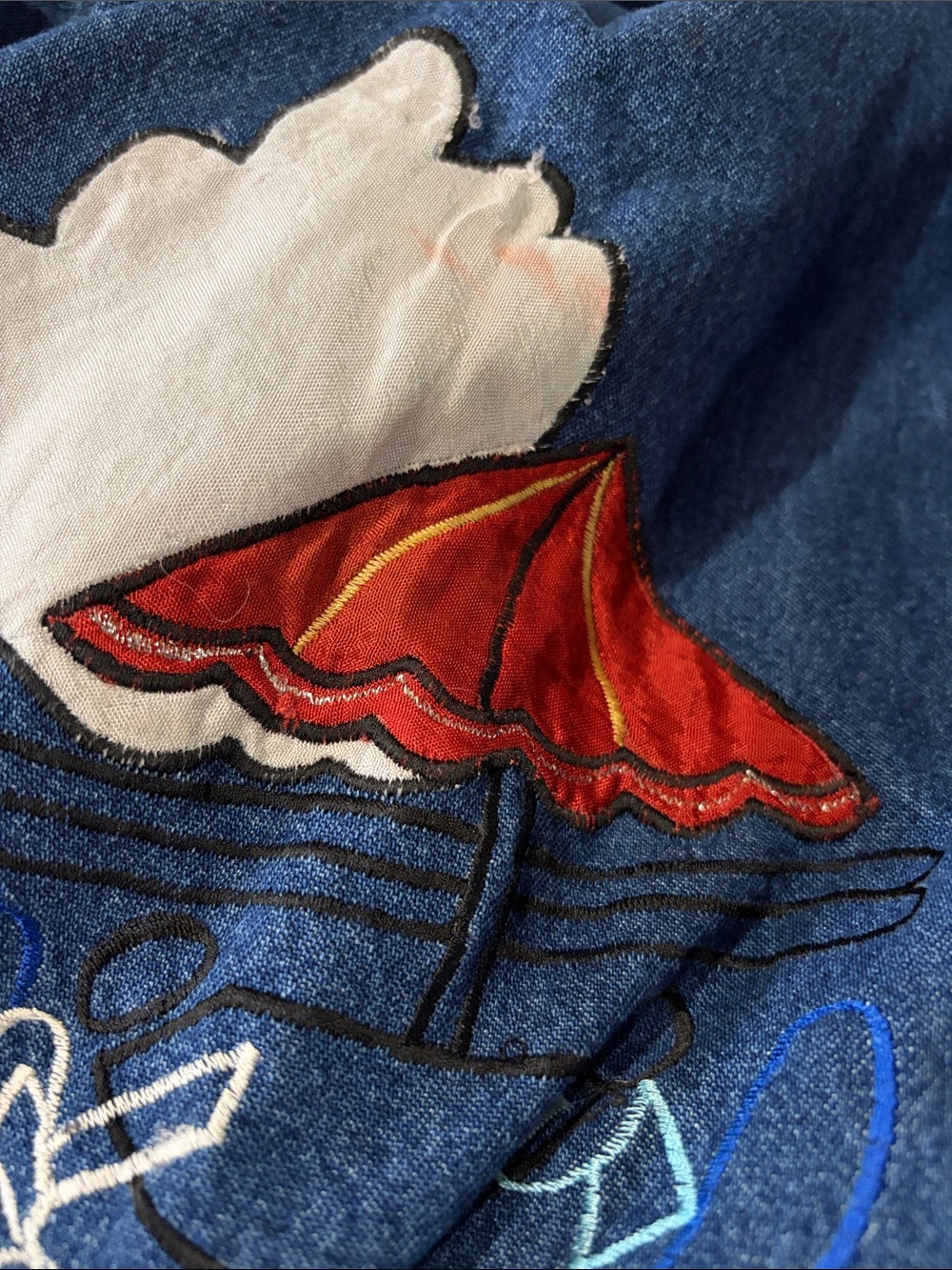 Vintage 80's 90's Ultimate Art To Wear  Denim Jacket - Picture 12 of 12